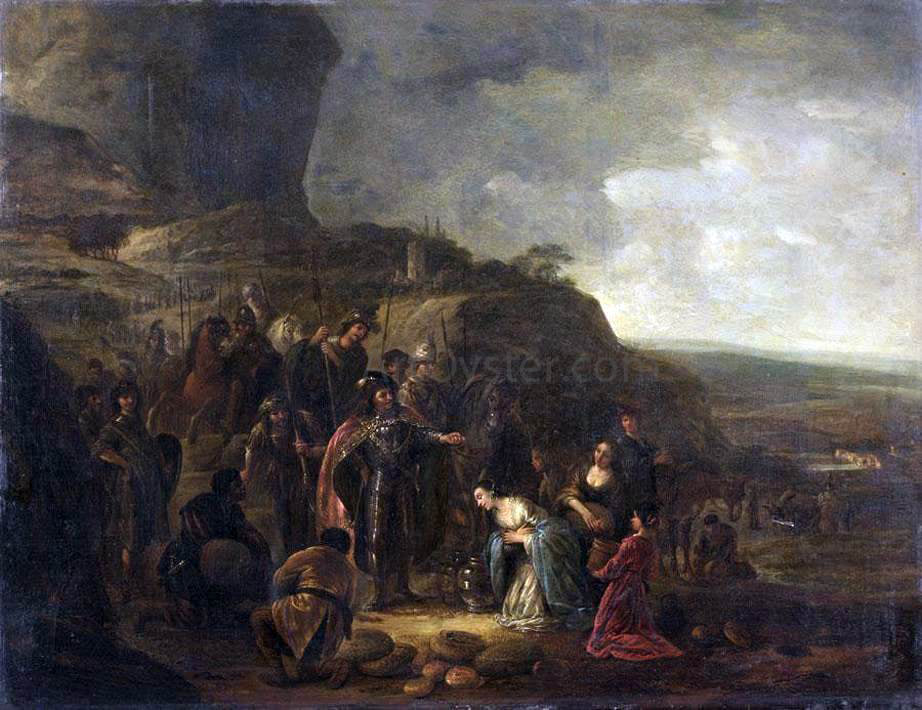 The Elder Jacob Willemsz De Wet The Meeting of David and Abigail - Hand Painted Oil Painting