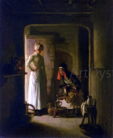 Joseph Bail The Milkmaid - Hand Painted Oil Painting