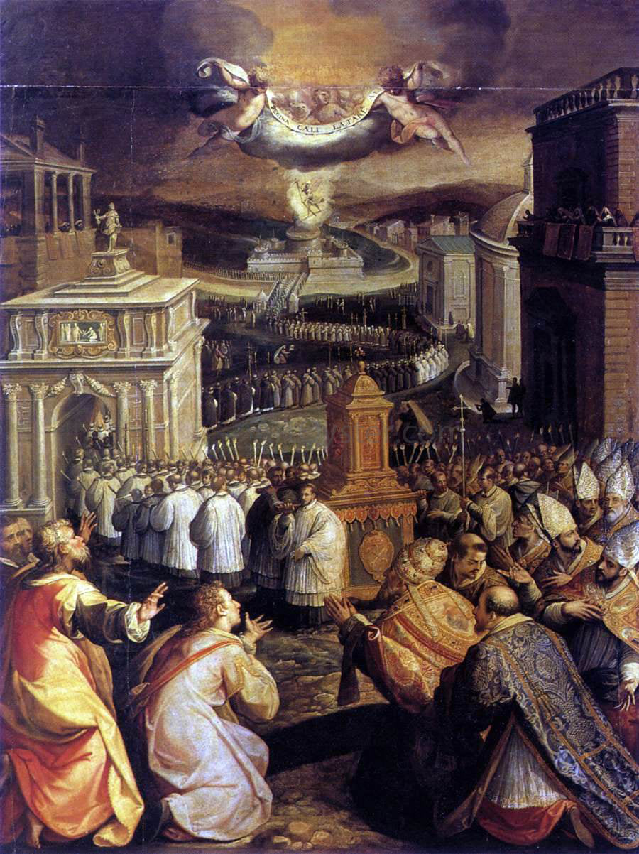 Jacopo Zucchi The Miracle of the Snow - Hand Painted Oil Painting