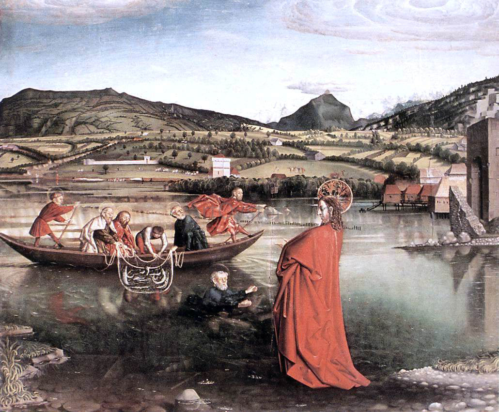 Konrad Witz The Miraculous Draught of Fishes - Hand Painted Oil Painting