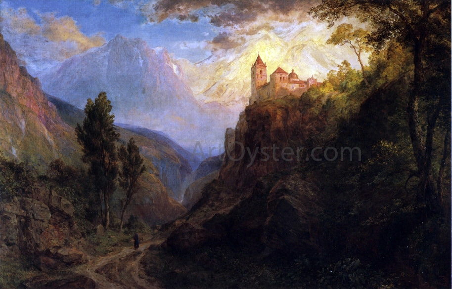 Frederic Edwin Church The Monastery of San Pedro - Hand Painted Oil Painting