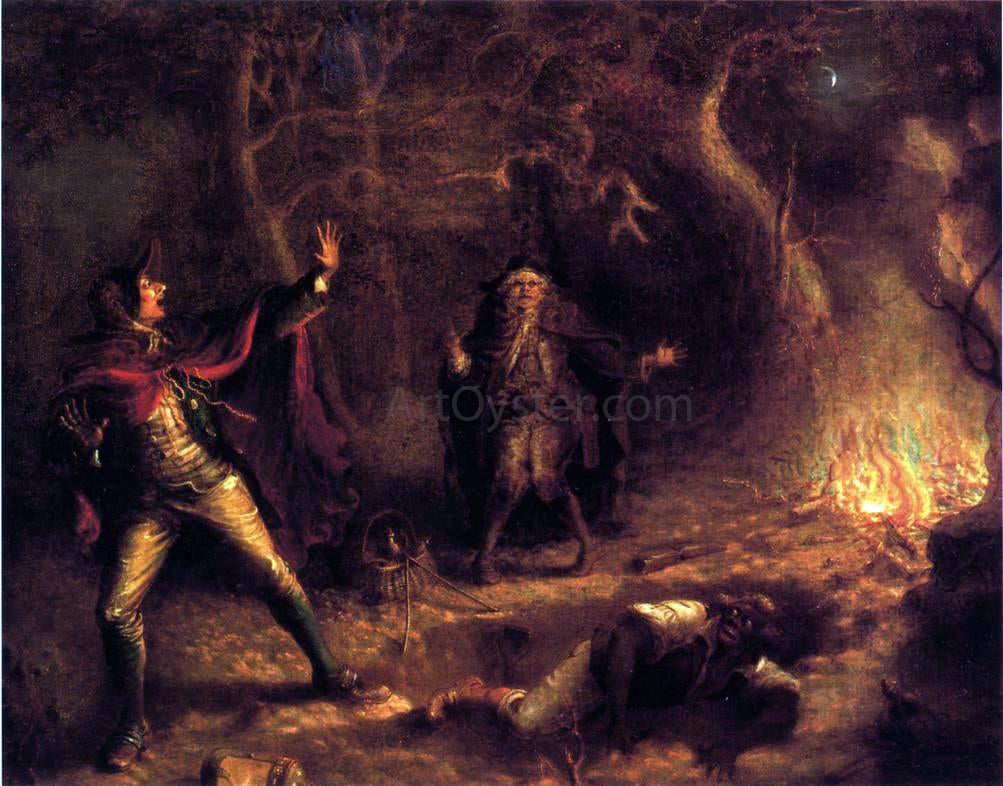 John Quidor The Money Diggers - Hand Painted Oil Painting