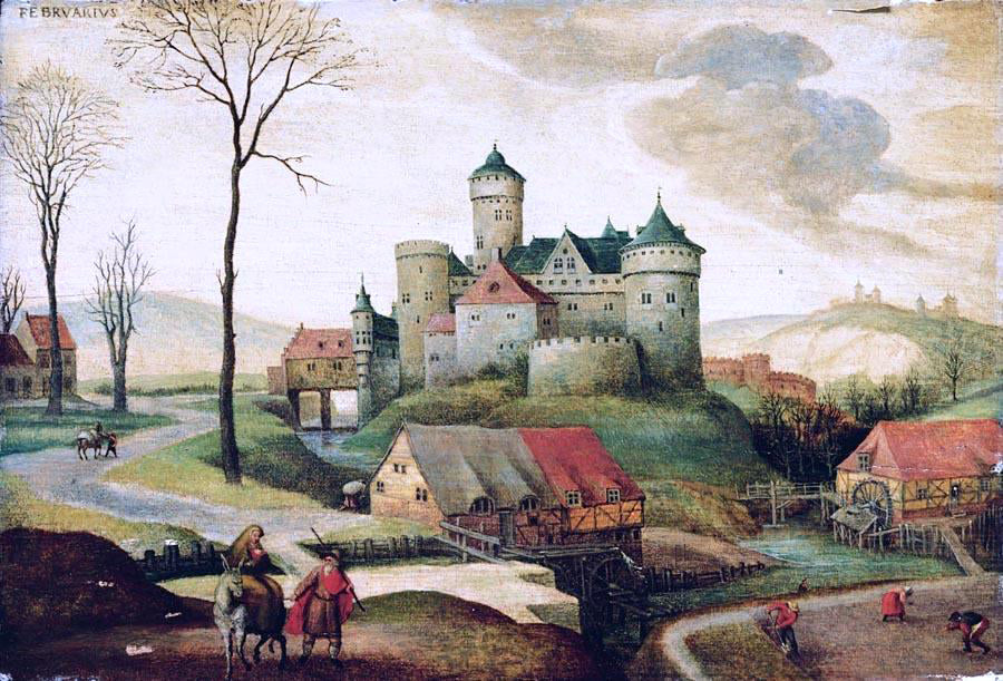 Abel Grimmer The Month of February - Hand Painted Oil Painting