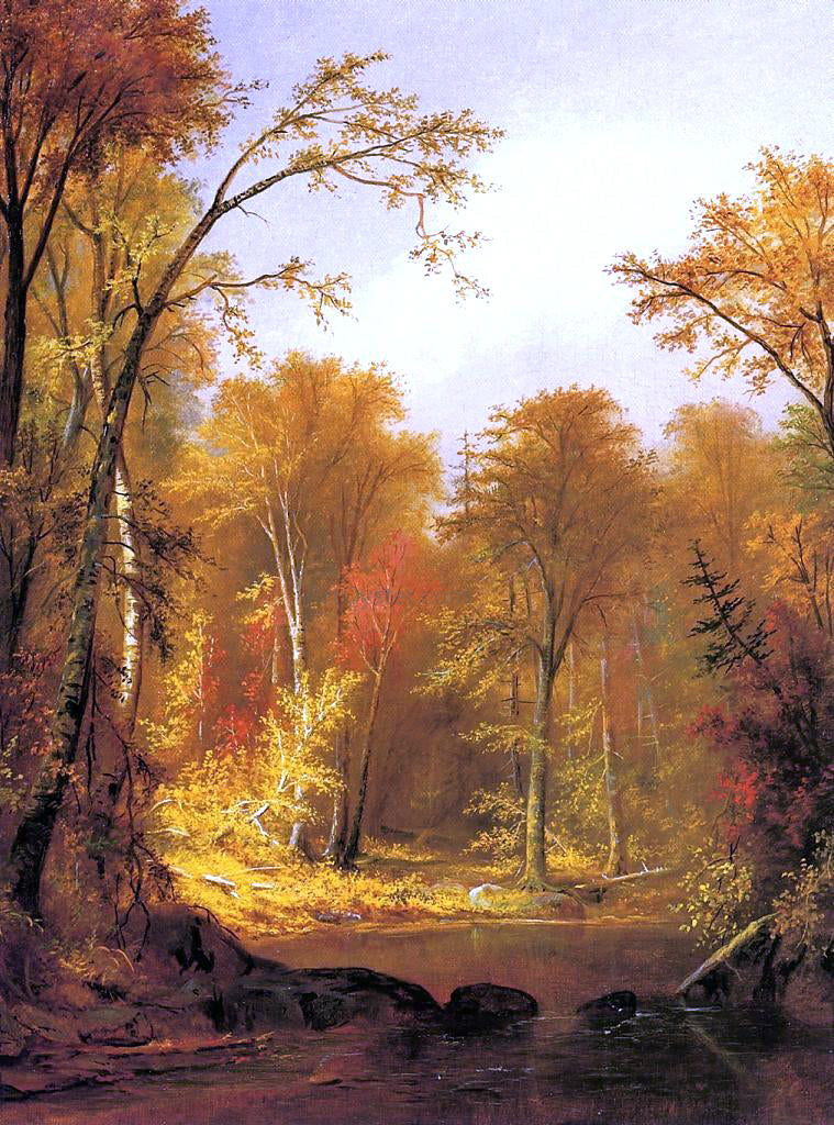Augustus Rockwell The Moose River - Hand Painted Oil Painting