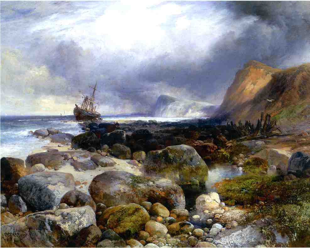 Thomas Moran The Morning After - Hand Painted Oil Painting
