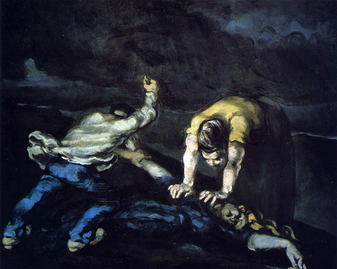 Paul Cezanne The Murder - Hand Painted Oil Painting