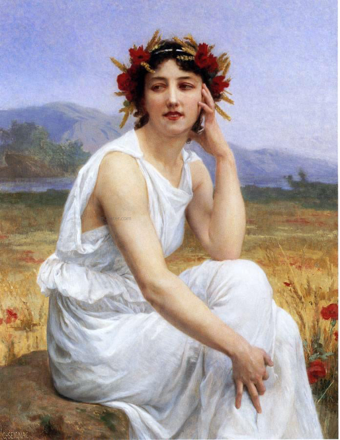  Guillaume Seignac The Muse - Hand Painted Oil Painting