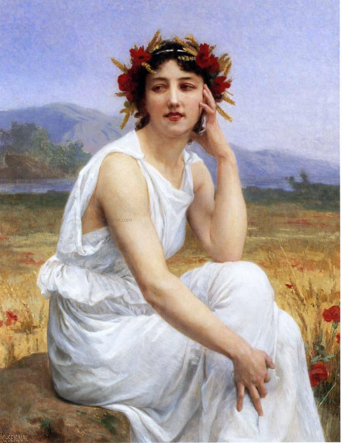 Guillaume Seignac The Muse - Hand Painted Oil Painting