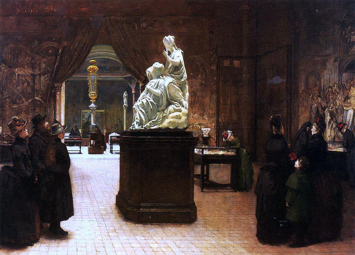 Julie J Buchet The Museum Visit - Hand Painted Oil Painting