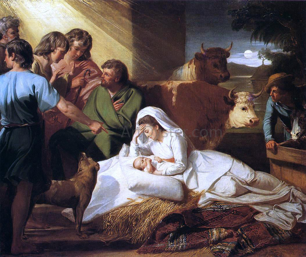 John Singleton Copley The Nativity - Hand Painted Oil Painting