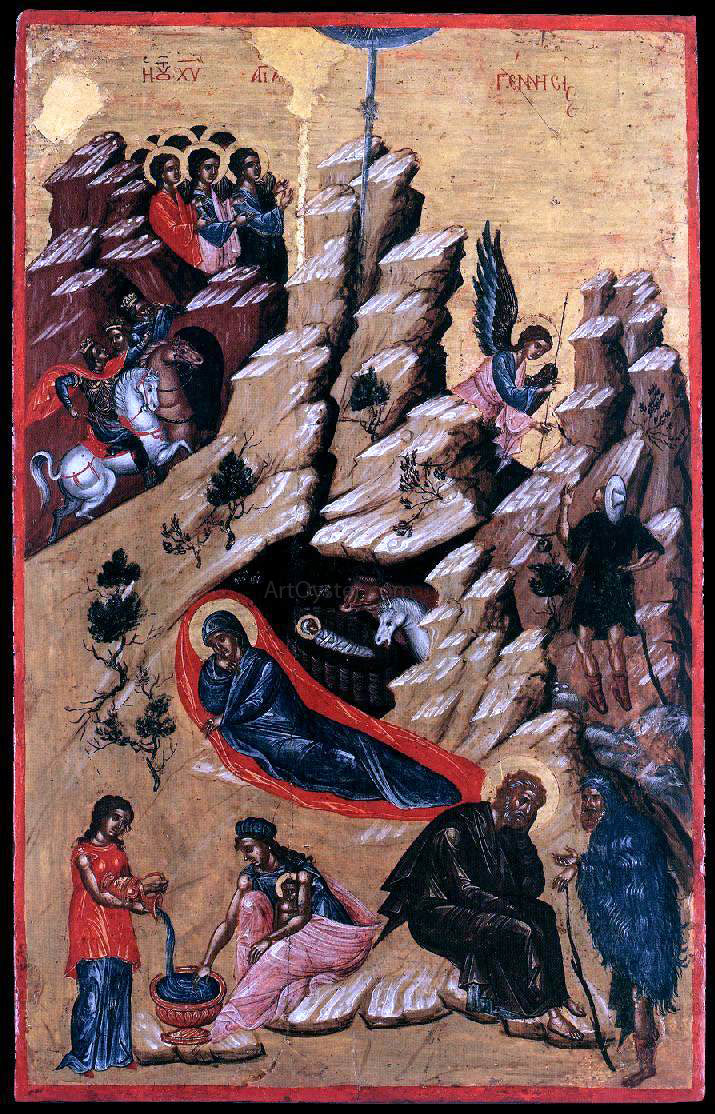 Unknown Painters Masters The Nativity - Hand Painted Oil Painting