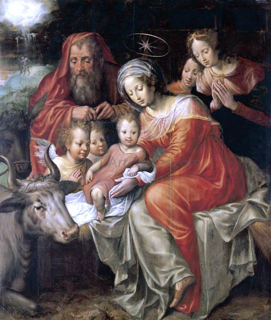 Jacob De Backer The Nativity - Hand Painted Oil Painting