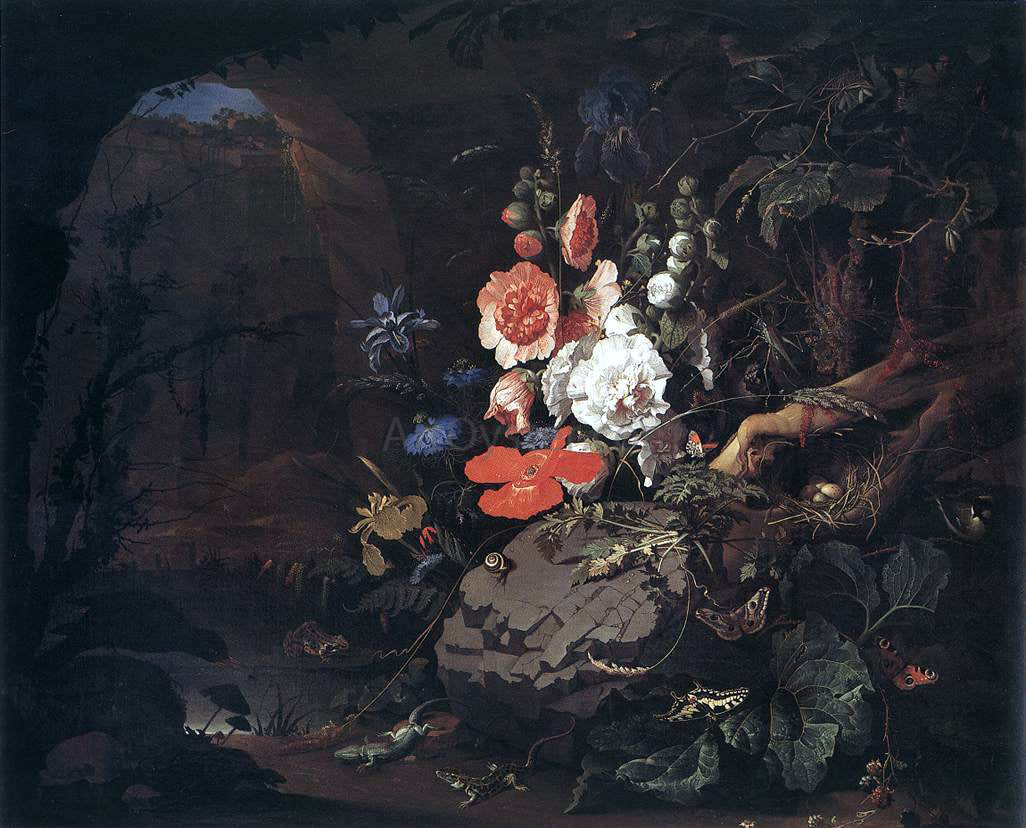  Abraham Mignon The Nature as a Symbol of Vanitas - Hand Painted Oil Painting