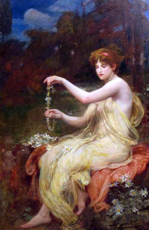 Robert Fowler The Necklace - Hand Painted Oil Painting
