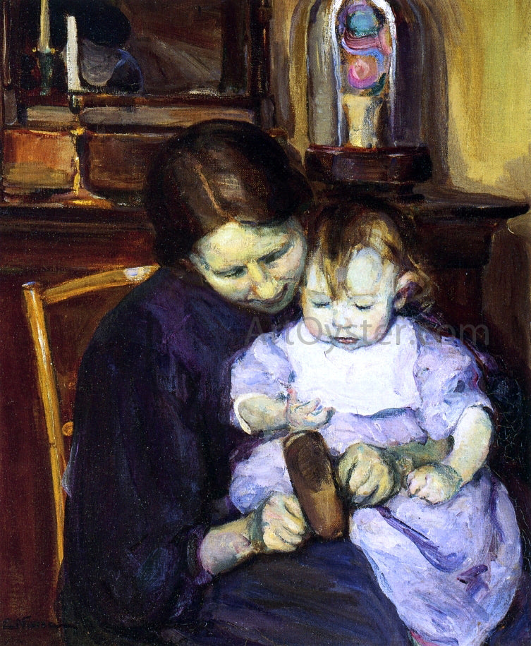Elizabeth Nourse The New Shoe (also known as Le Soulier Neuf) - Hand Painted Oil Painting