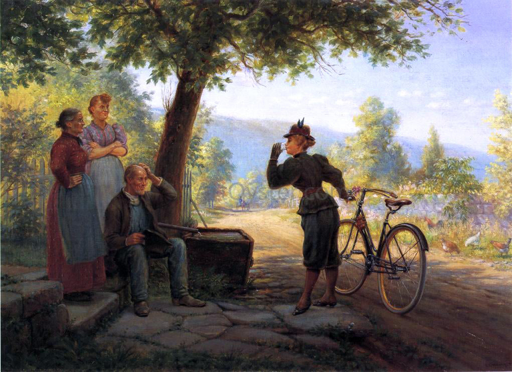 Edward Lamson Henry The New Woman - Hand Painted Oil Painting