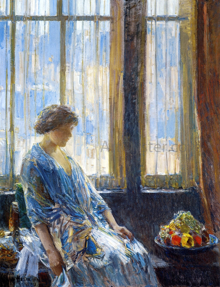 Frederick Childe Hassam The New York Window - Hand Painted Oil Painting