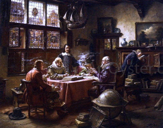 Fritz Wagner The Next Voyage - Hand Painted Oil Painting