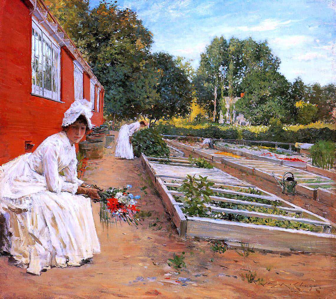 William Merritt Chase The Nursery - Hand Painted Oil Painting