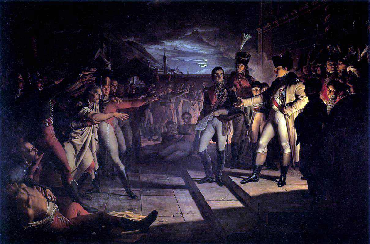 Pietro Benvenuti The Oath of the Saxons - Hand Painted Oil Painting