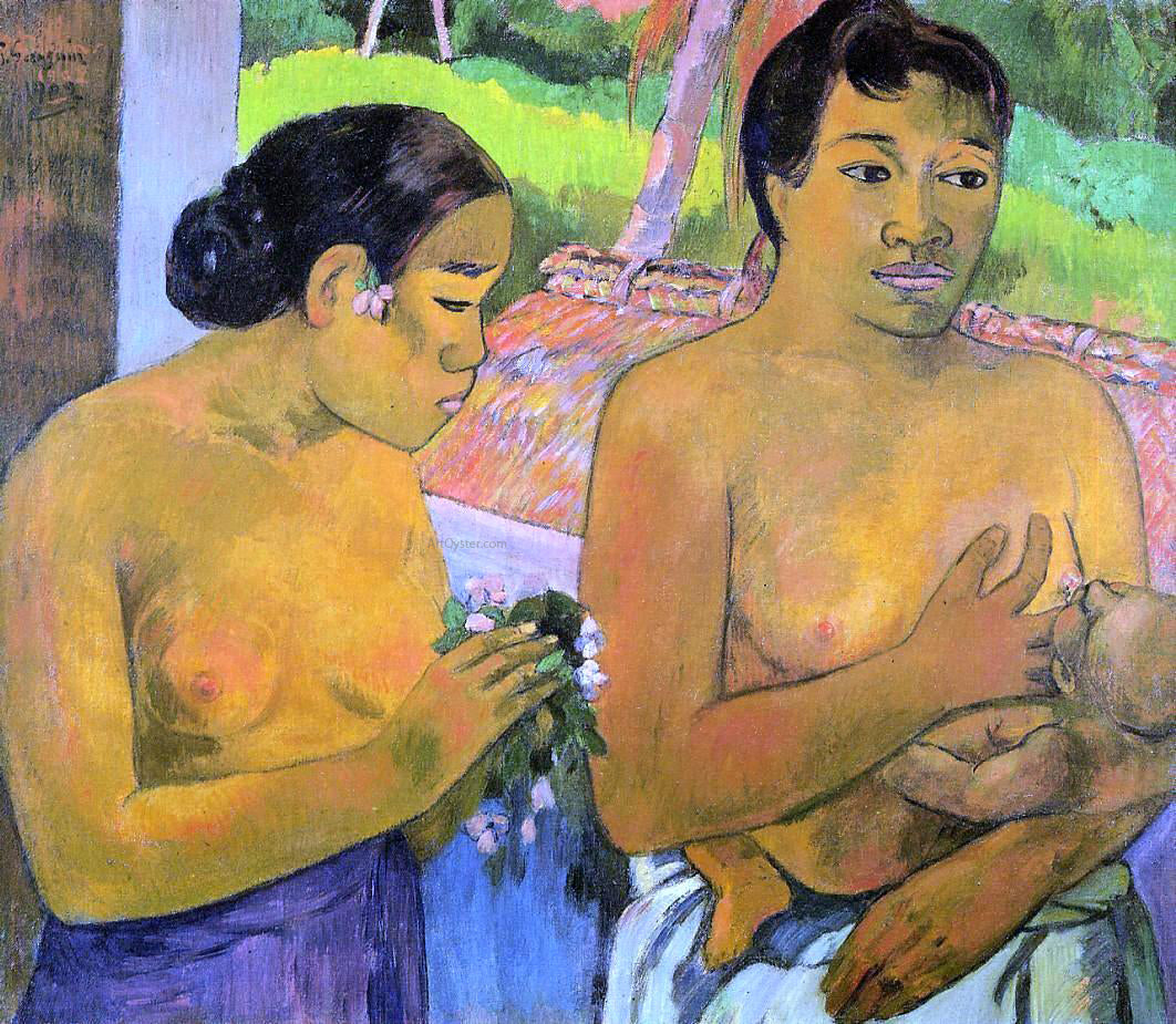 Paul Gauguin The Offering - Hand Painted Oil Painting