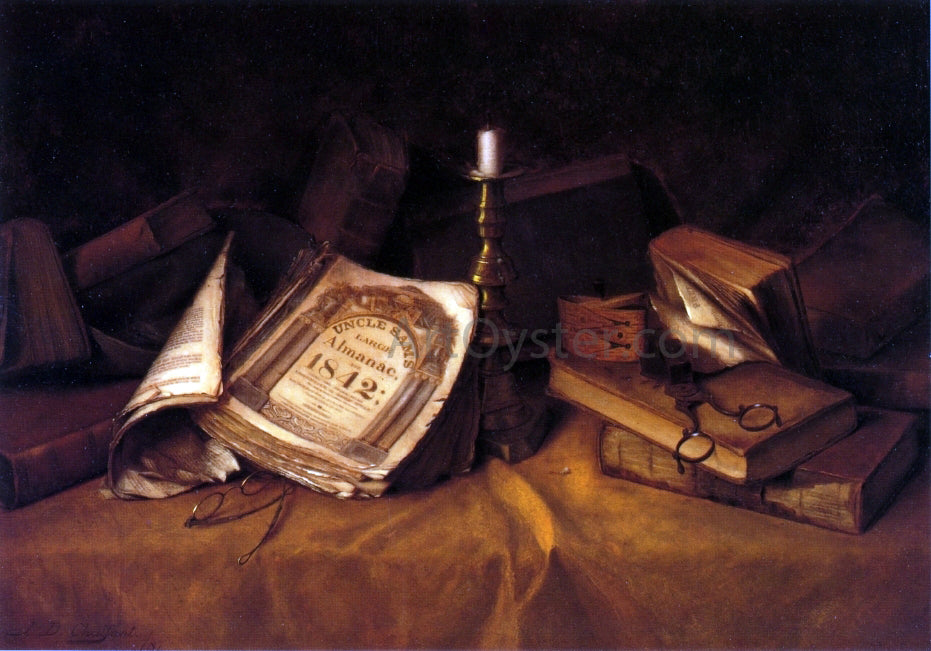 Jefferson David Chalfant The Old Almanac - Hand Painted Oil Painting
