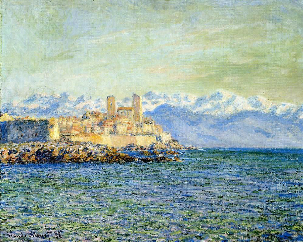 Claude Oscar Monet The Old Fort at Antibes (also known as The Fort of Antibes) - Hand Painted Oil Painting