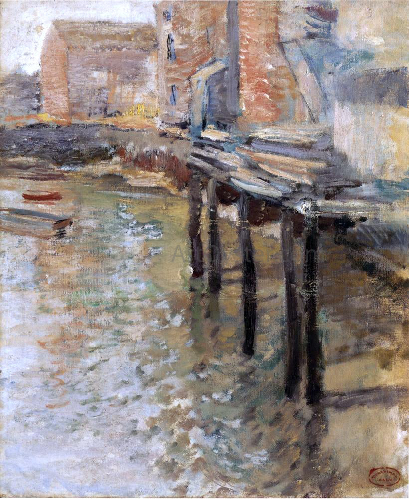 John Twachtman The Old Mill at Cos Cob - Hand Painted Oil Painting