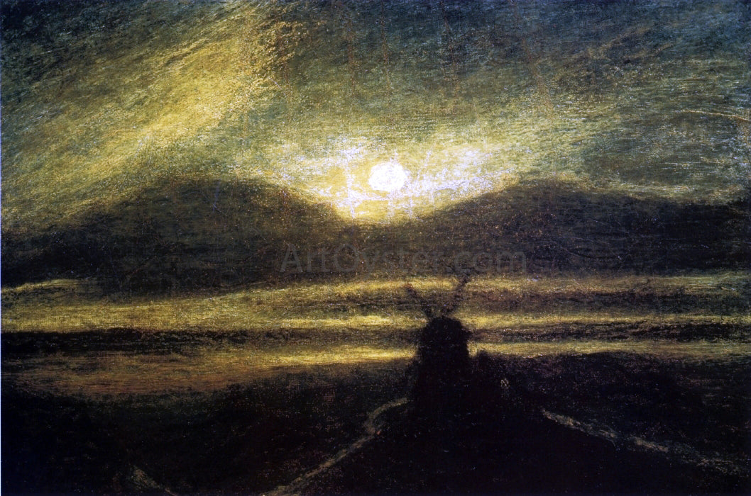 Albert Pinkham Ryder The Old Mill by Moonlight - Hand Painted Oil Painting