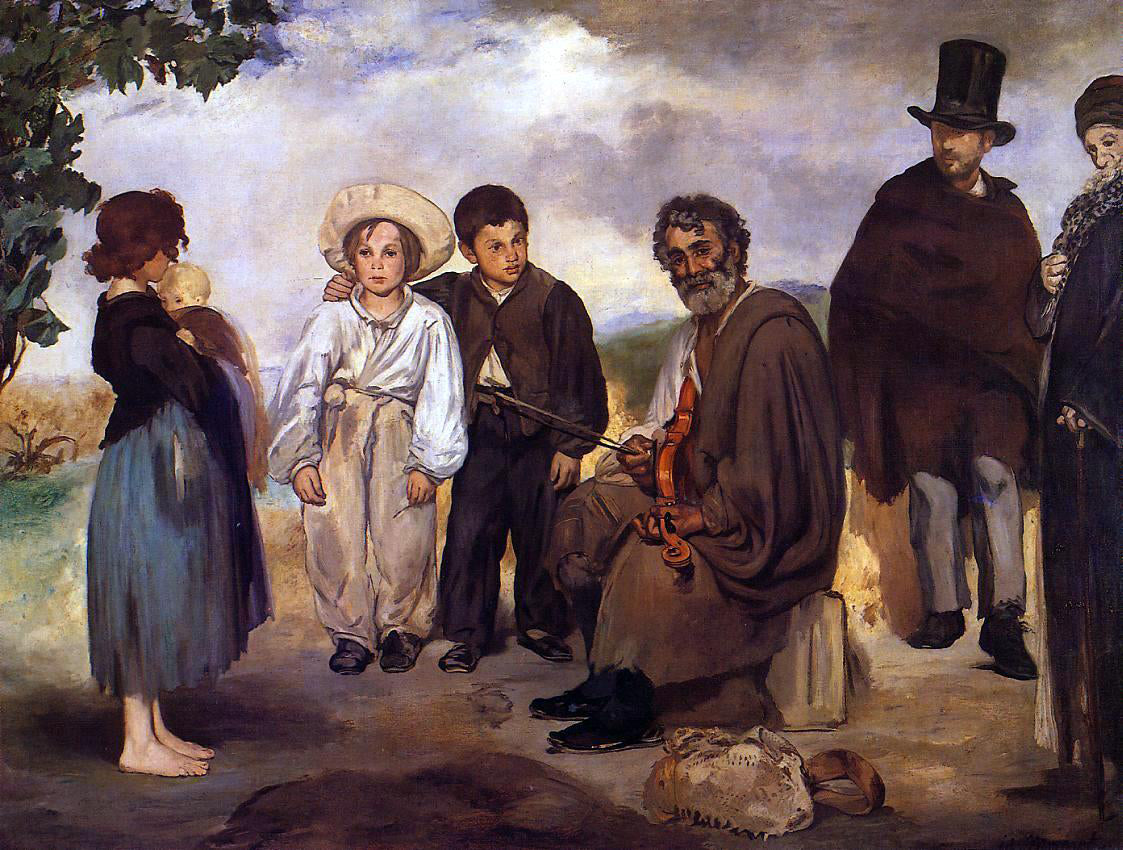 Edouard Manet The Old Musician - Hand Painted Oil Painting