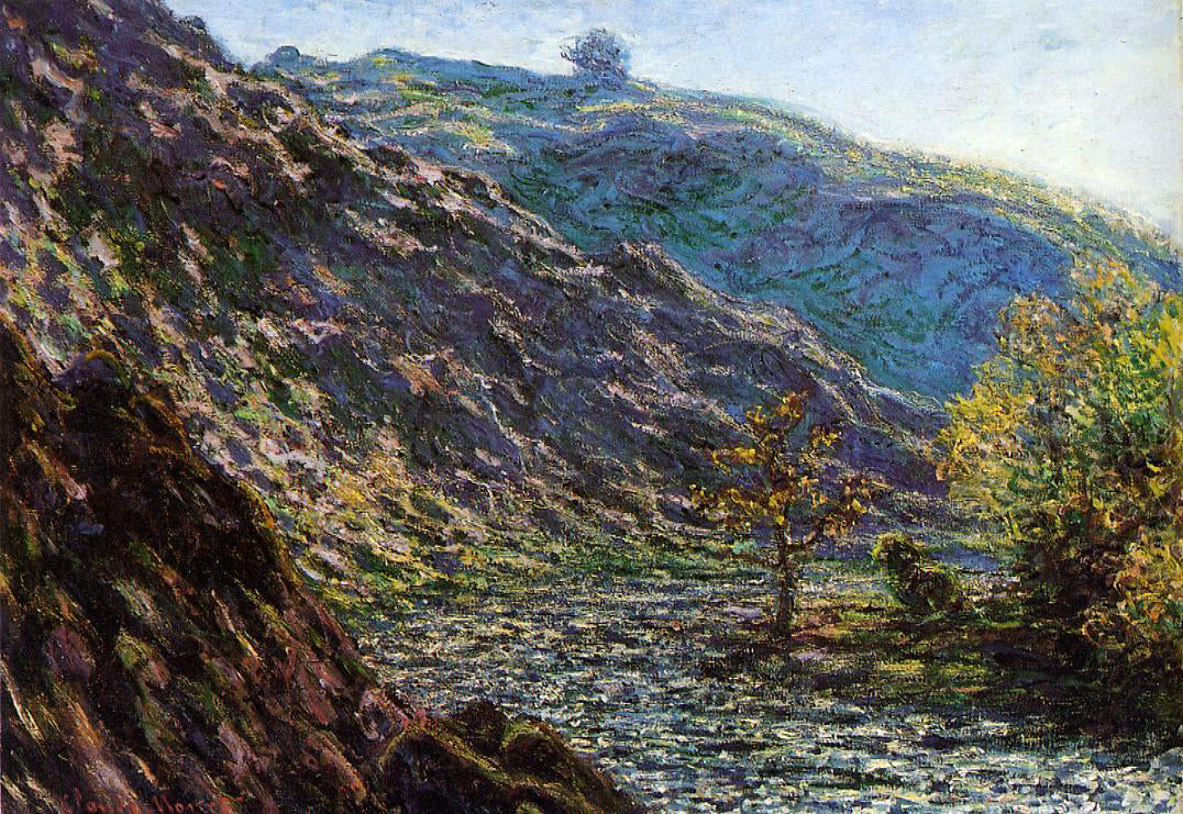  Claude Oscar Monet The Old Tree at the Confluence - Hand Painted Oil Painting