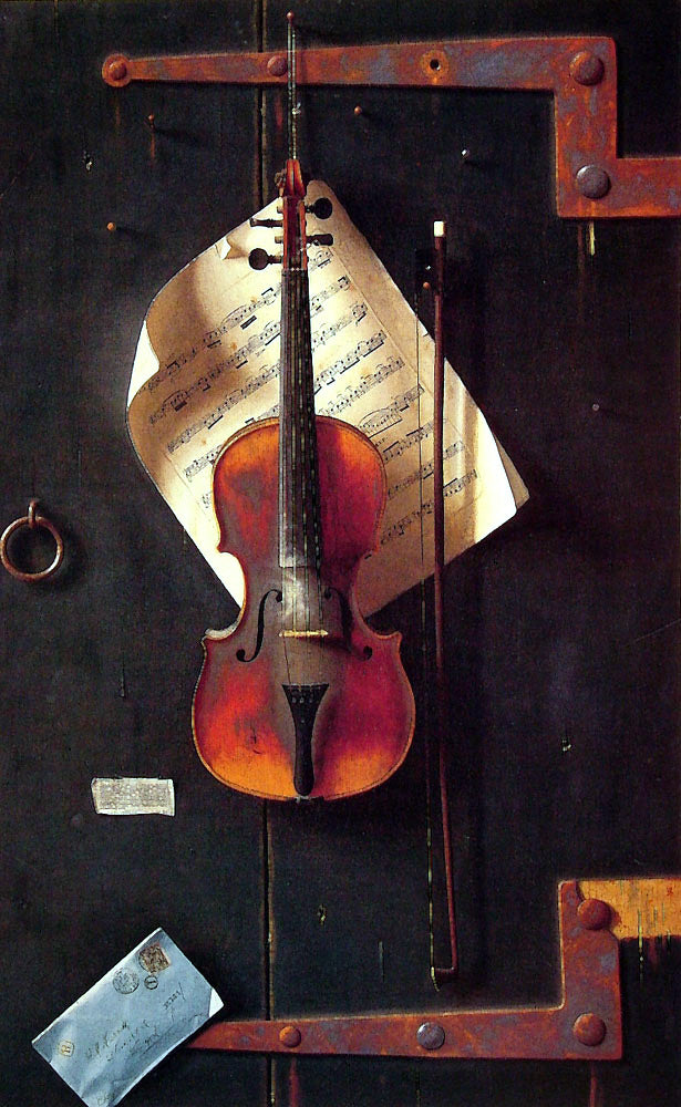 William Michael Harnett The Old Violin - Hand Painted Oil Painting