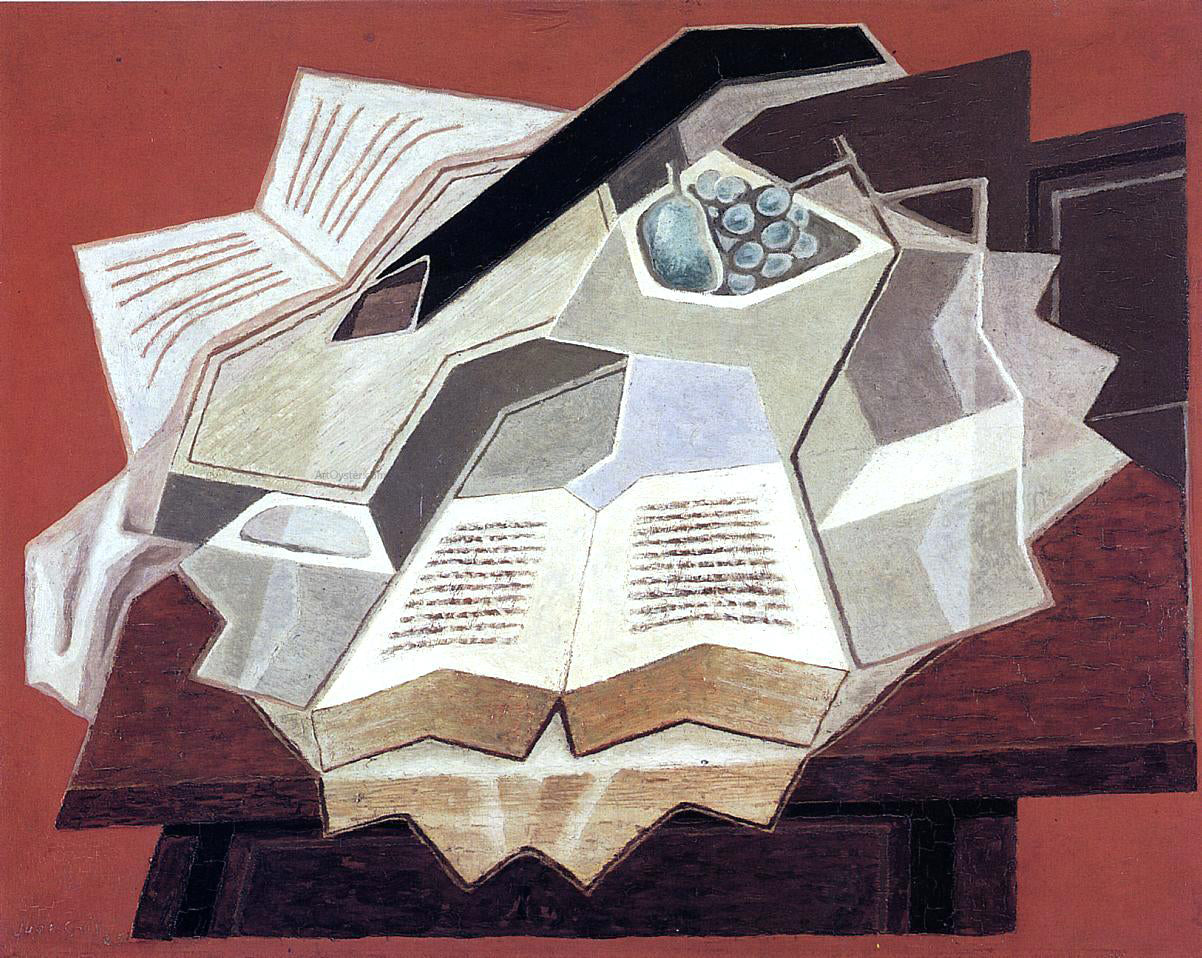 Juan Gris The Open Book - Hand Painted Oil Painting