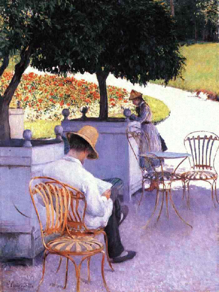 Gustave Caillebotte The Orange Trees - Hand Painted Oil Painting