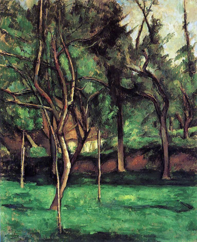 Paul Cezanne The Orchard - Hand Painted Oil Painting