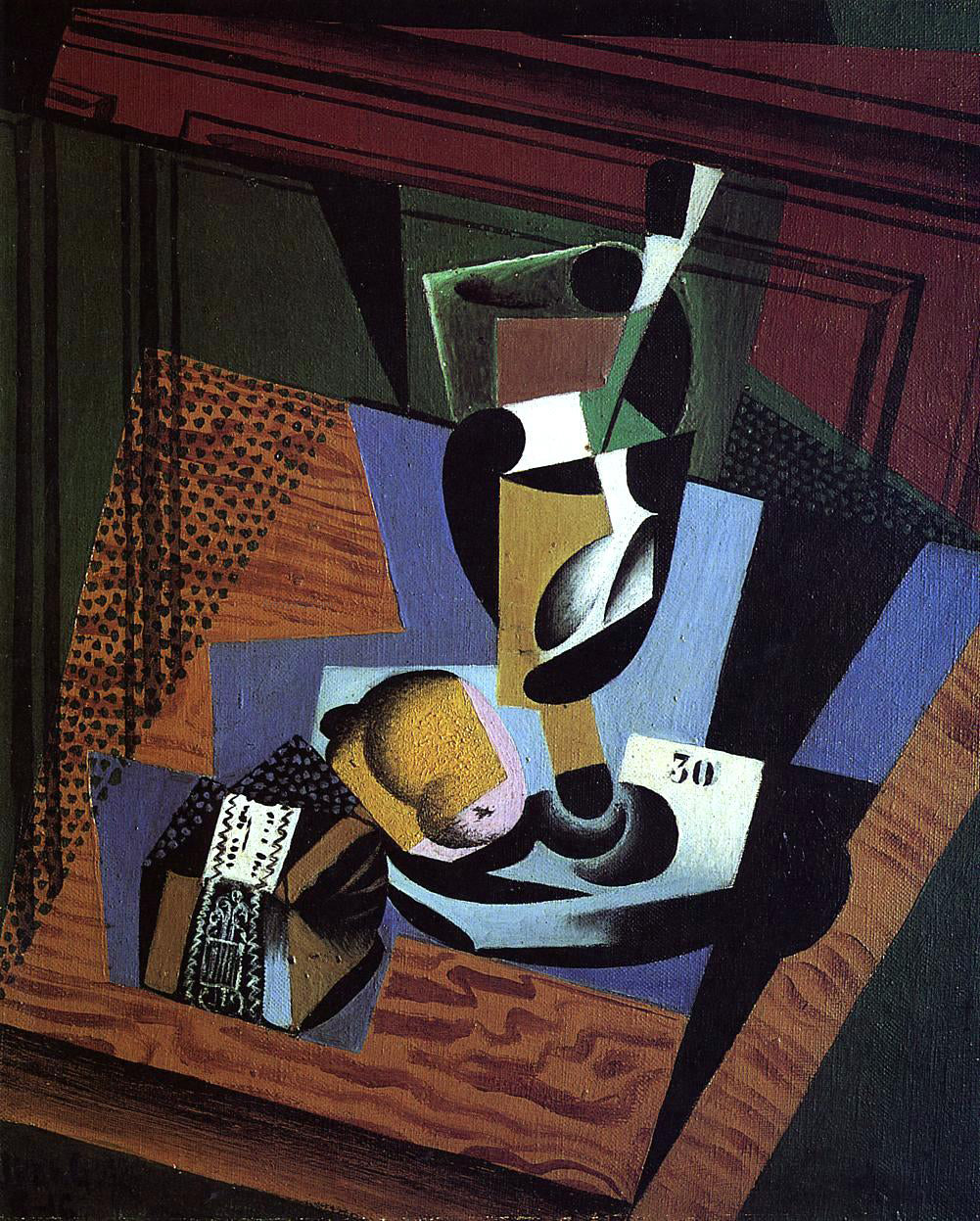 Juan Gris The Packet of Tobacco - Hand Painted Oil Painting