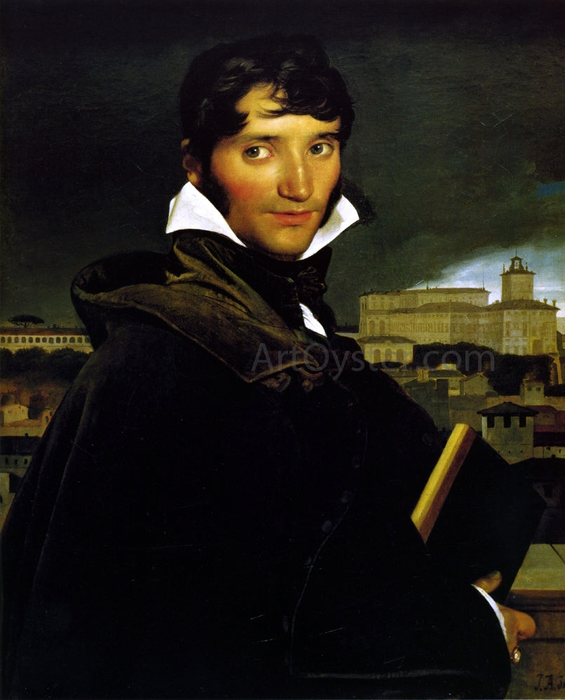 Jean-Auguste-Dominique Ingres The Painter Francois-Marius Granet - Hand Painted Oil Painting