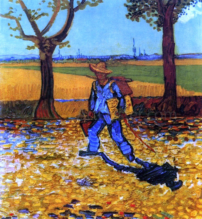 Vincent Van Gogh The Painter on His Way to Work - Hand Painted Oil Painting