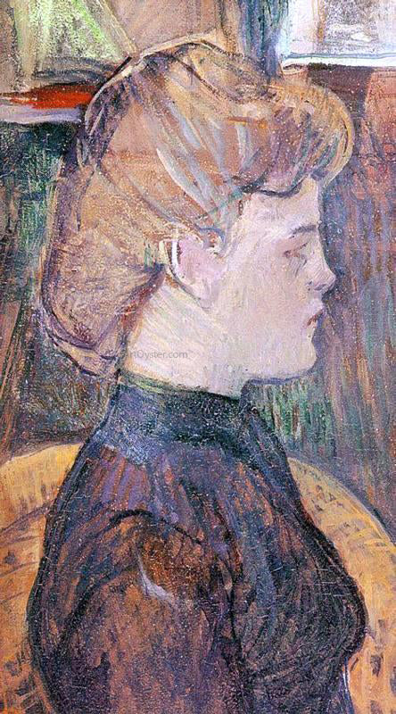 Henri De Toulouse-Lautrec The Painter's Model Helene Vary in the Studio - Hand Painted Oil Painting