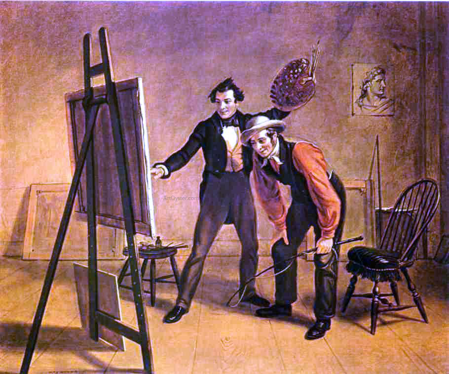 William Sidney Mount The Painter's Triumph - Hand Painted Oil Painting