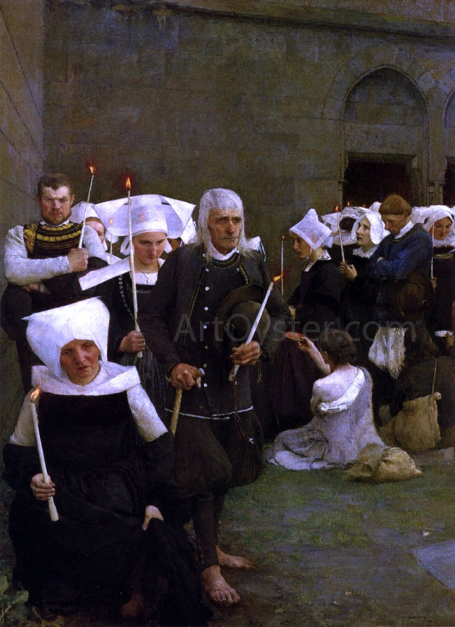 Pascal Adolphe Jean Dagnan-Bouveret The Pardon in Brittany - Hand Painted Oil Painting