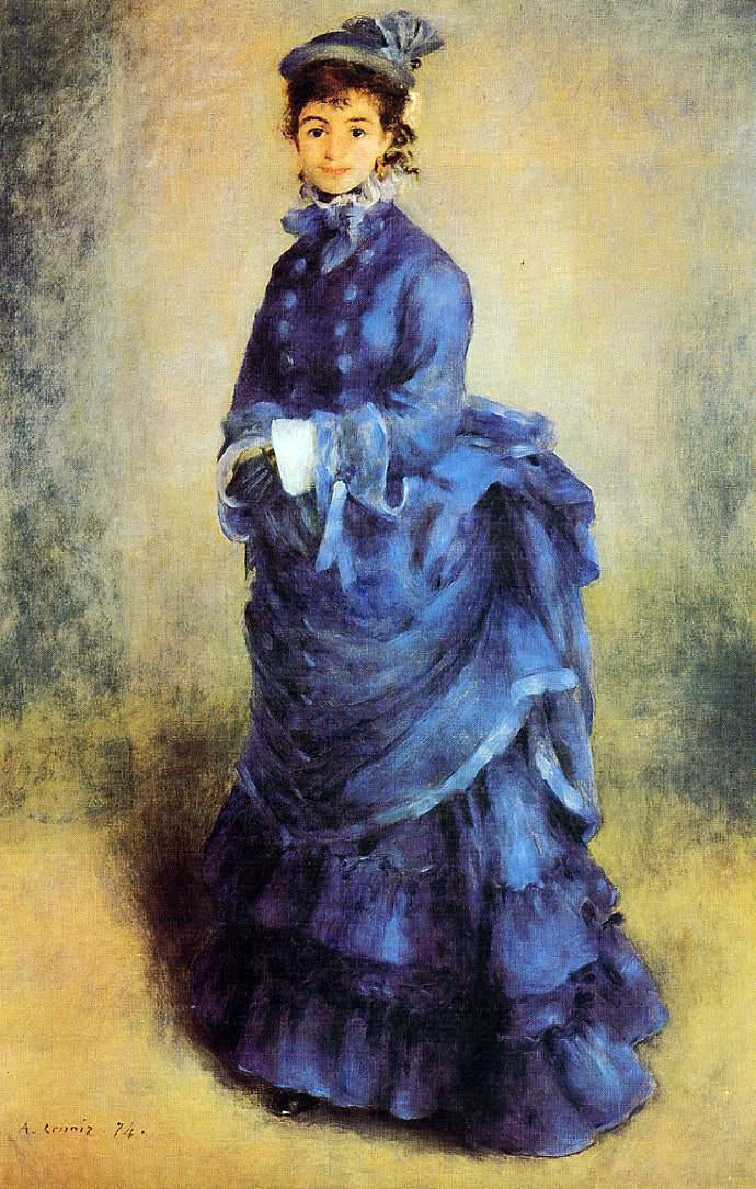 Pierre Auguste Renoir The Parisian - Hand Painted Oil Painting