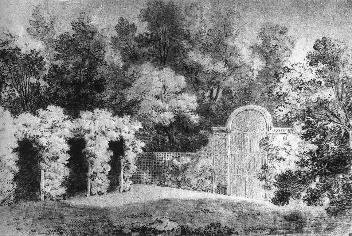 Jean-Baptiste Oudry The Park at Arcueil - Hand Painted Oil Painting