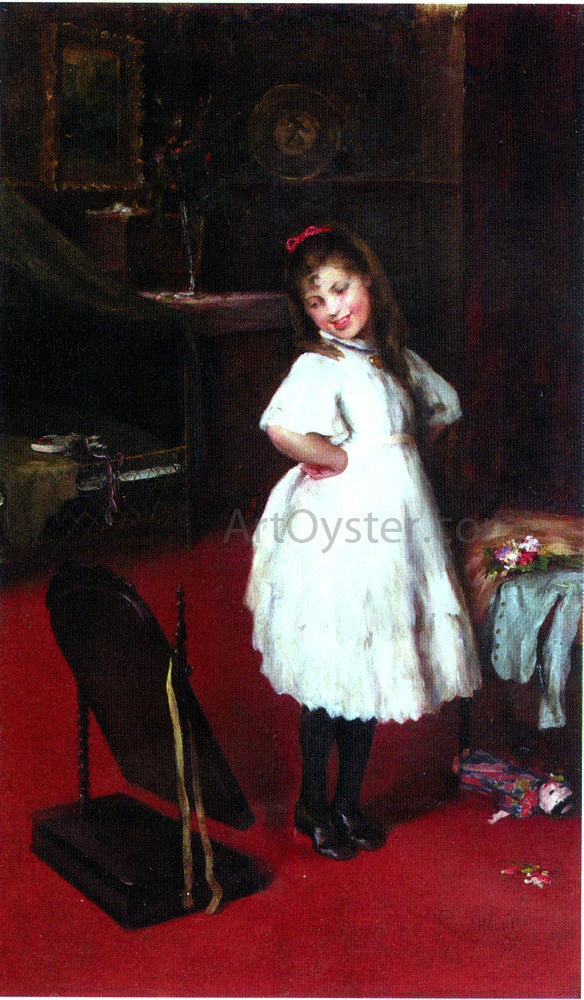  Artur Lajos Halmi The Party Dress - Hand Painted Oil Painting