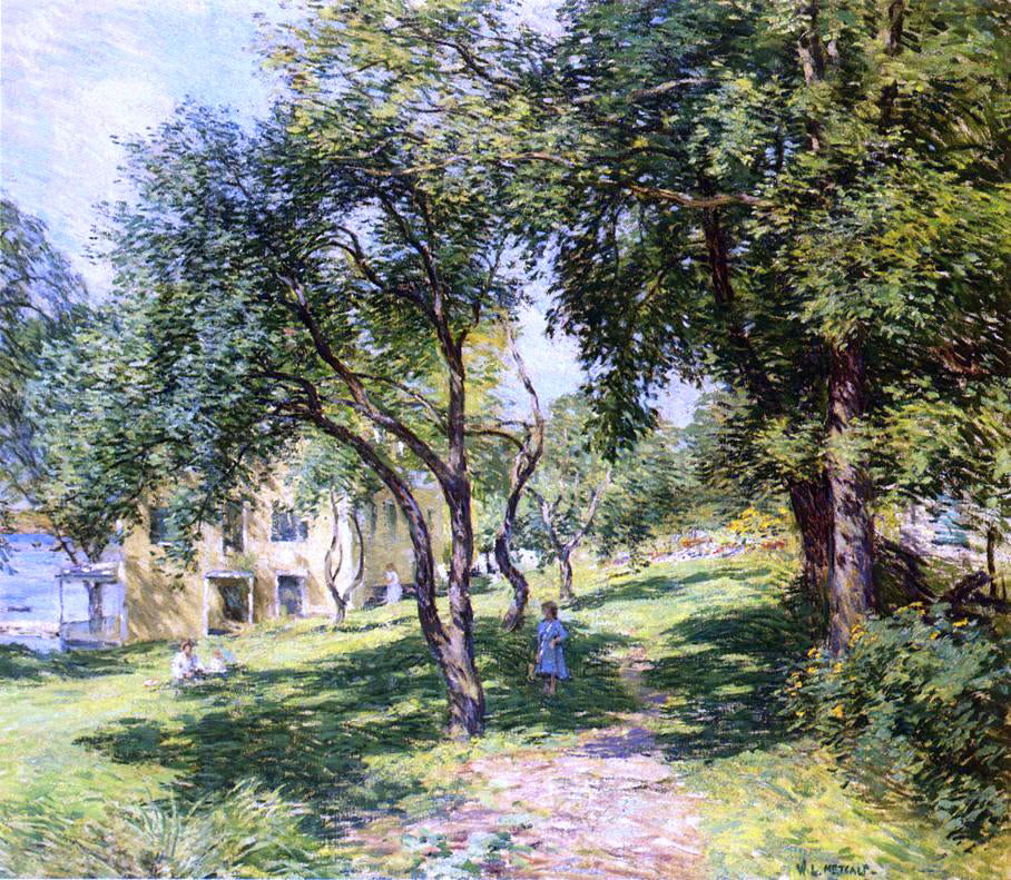 Willard Leroy Metcalf The Path - Hand Painted Oil Painting