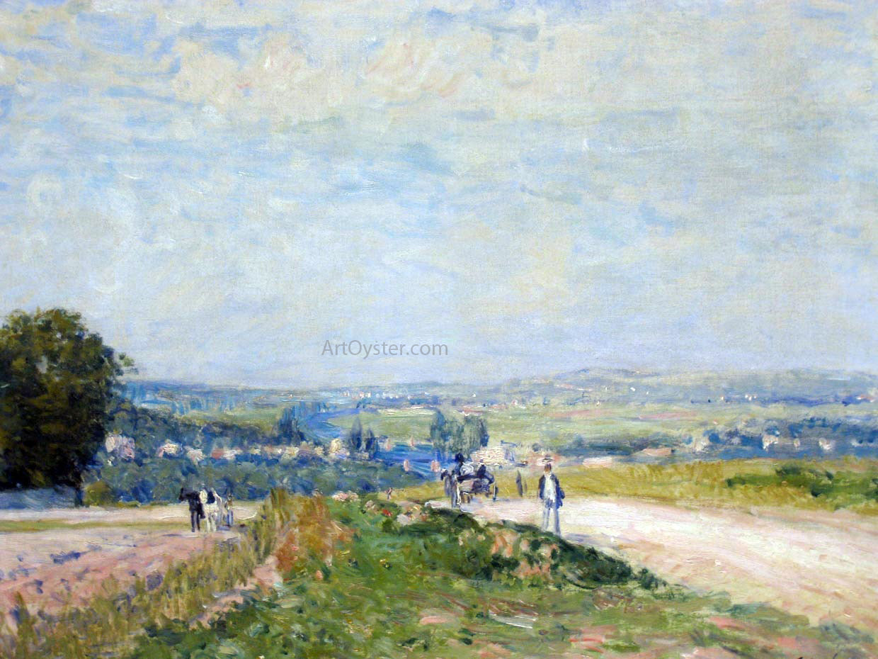  Alfred Sisley The Path to Montbuisson - Hand Painted Oil Painting