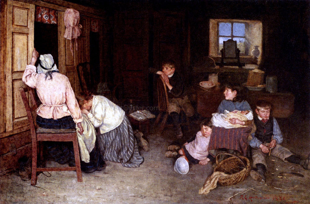 Robert Gemmell Hutchison The Pathos Of Life - Hand Painted Oil Painting