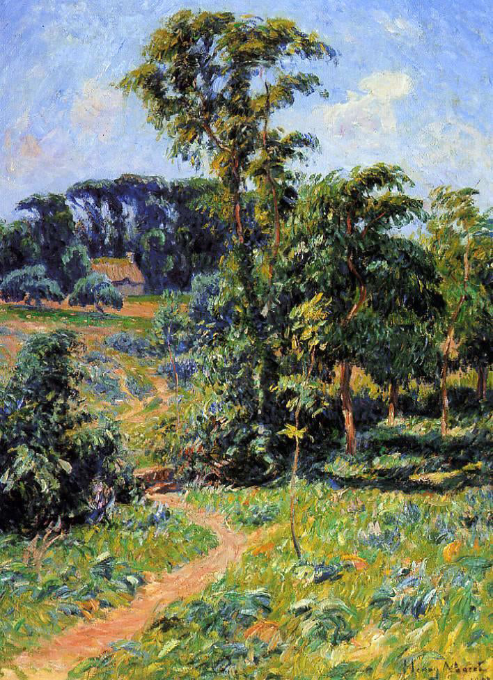 Henri Moret The Pen-Clun Valley, Clohars, Caronet - Hand Painted Oil Painting