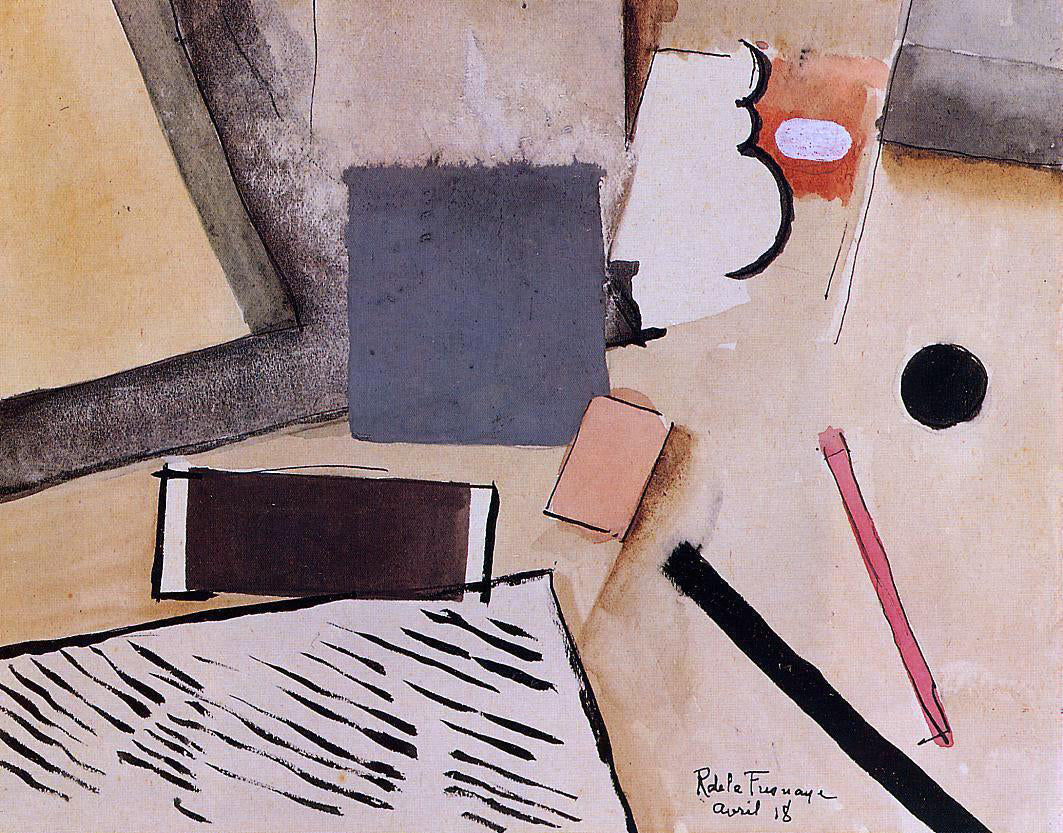 Roger De la Fresnaye The Penholder - Hand Painted Oil Painting