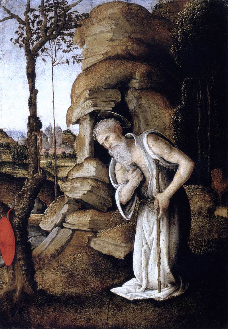  Filippino Lippi The Penitent St Jerome - Hand Painted Oil Painting